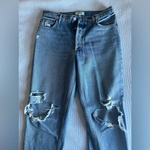 AGOLDE Mid rise straight jeans